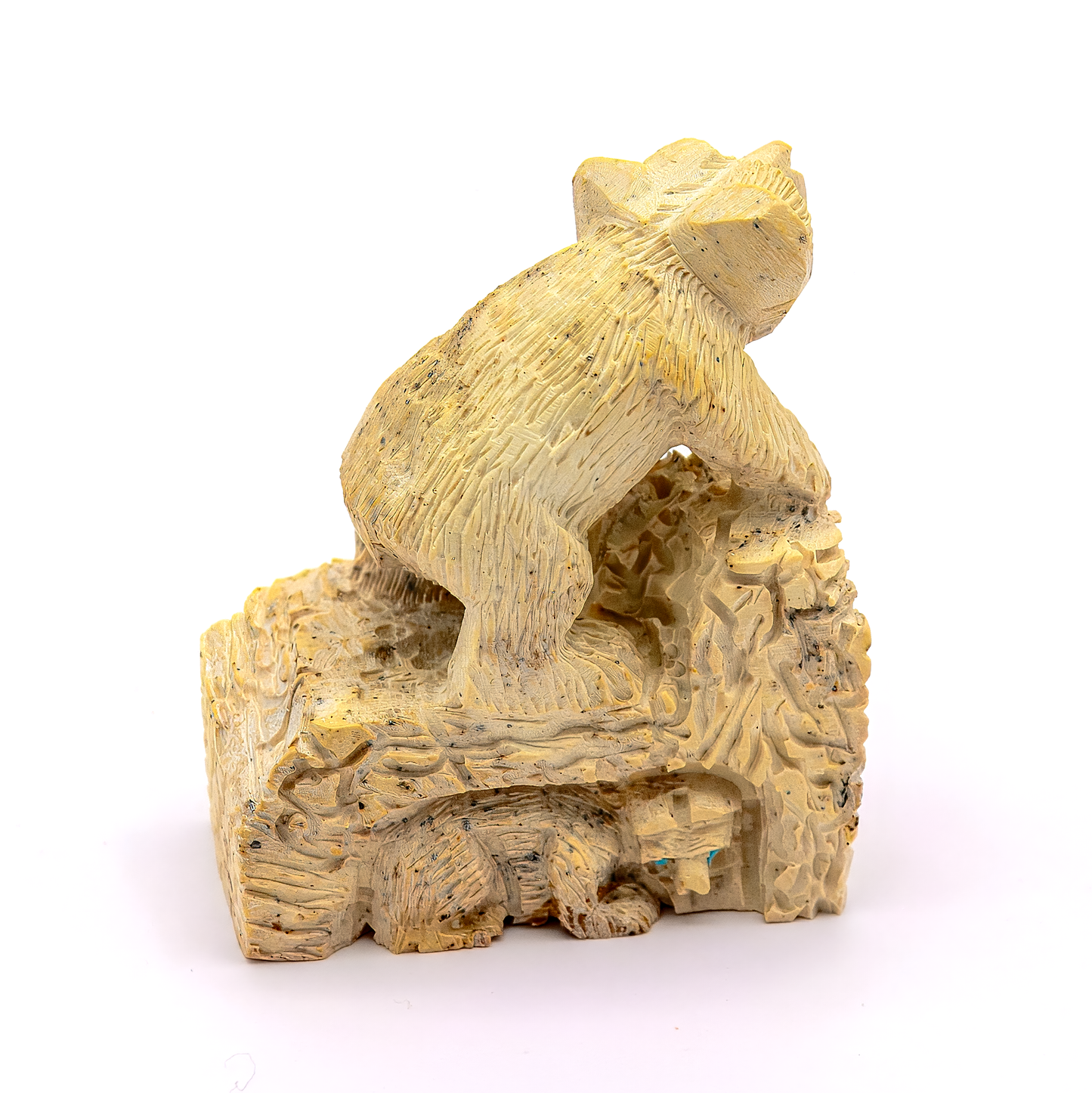 Serpentine (Fishrock) Bears Sculpture
