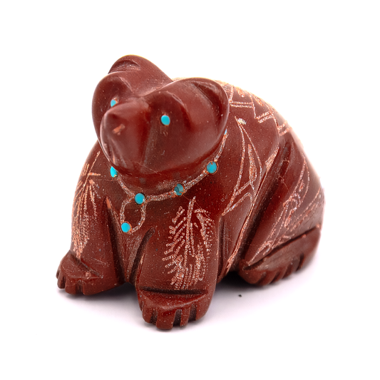 Etched Pipestone Bear