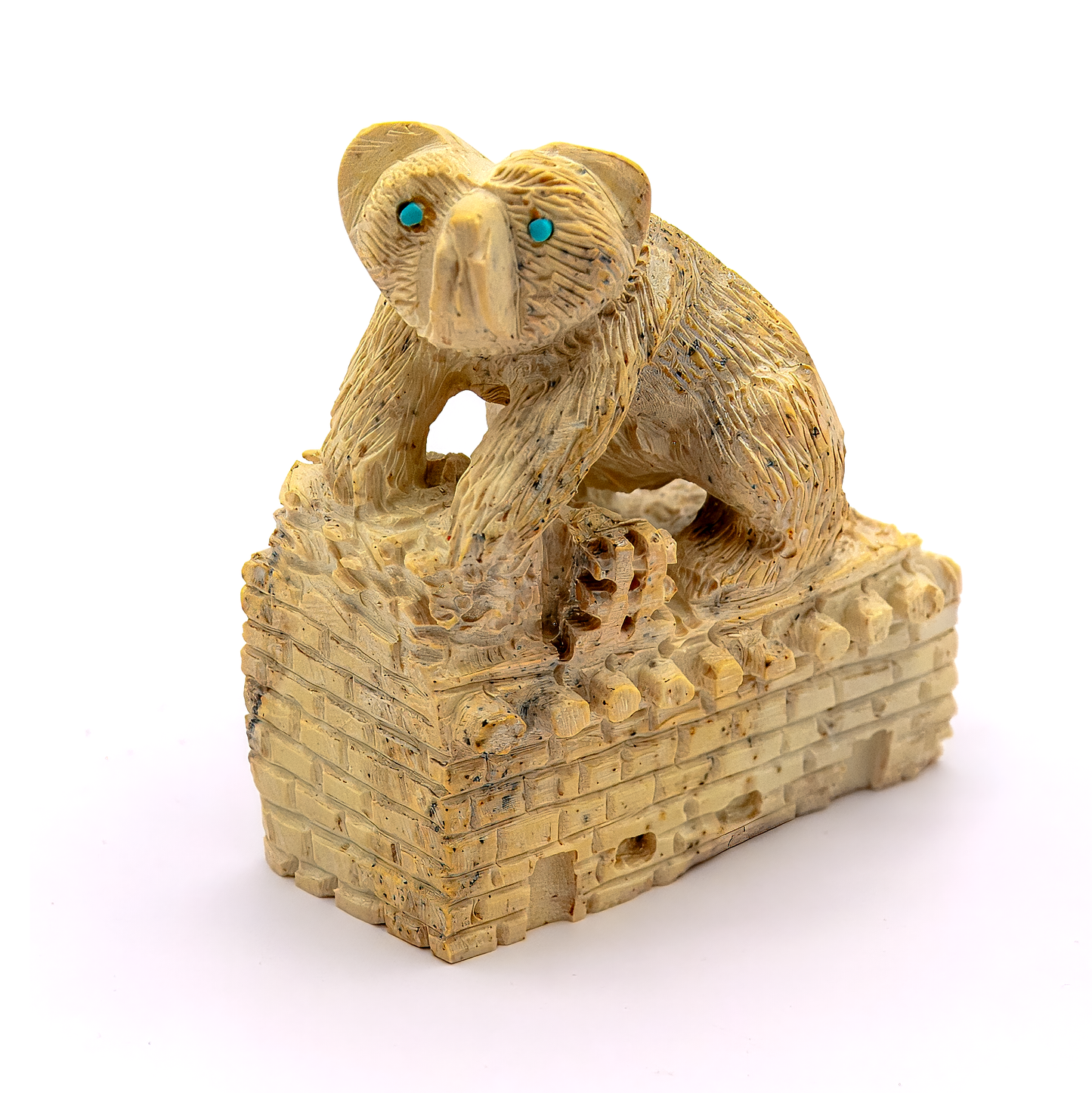Serpentine (Fishrock) Bears Sculpture
